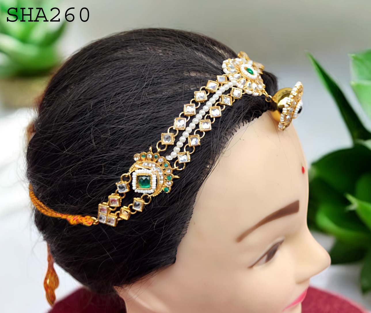 RAJASTHANI RAJWADI Sheeshphool RAKHDI FOR WOMEN