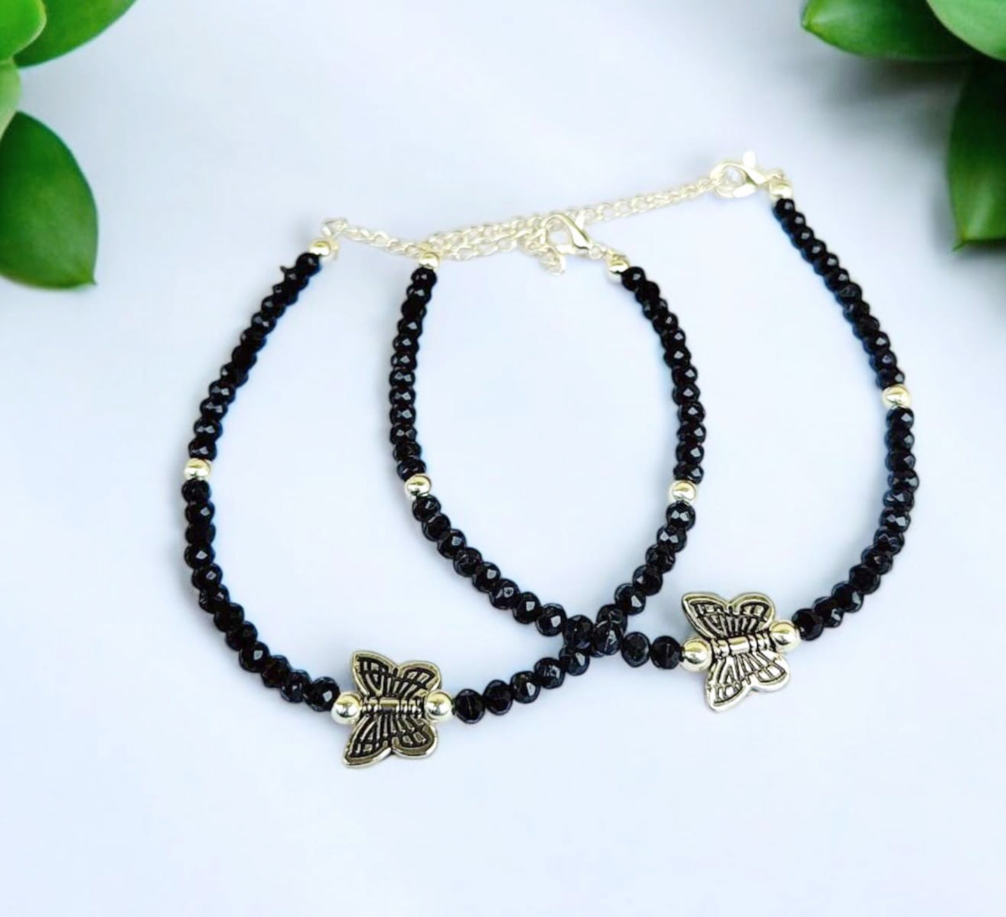 Silver plated anklet payal for Women and Girls