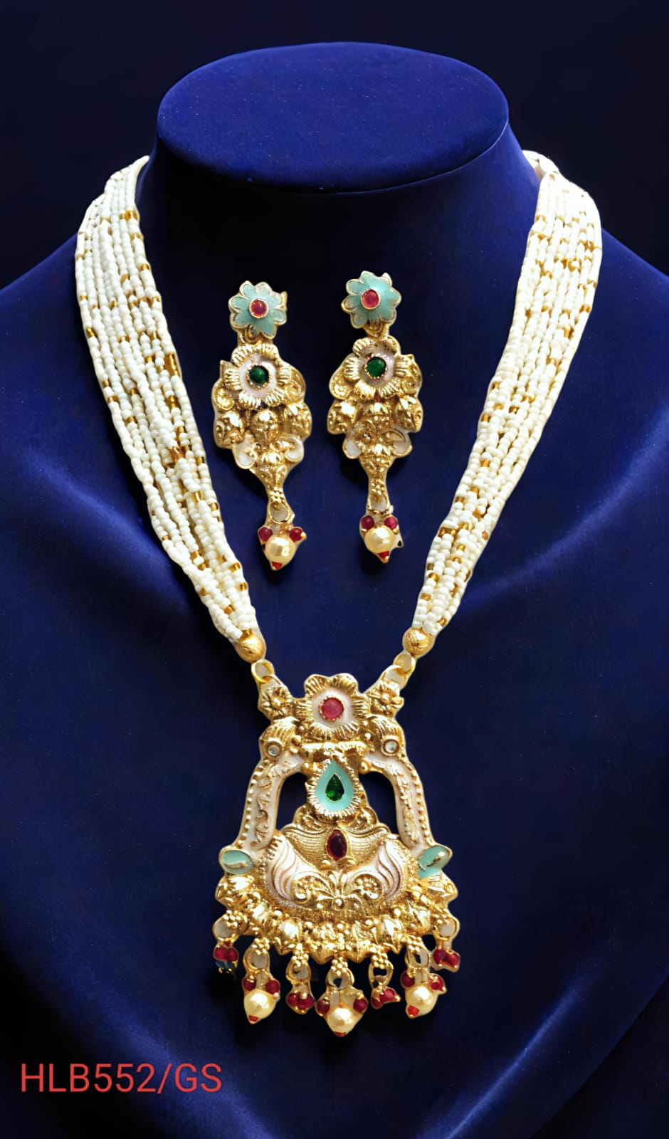 Rajasthani meenakari jewellery set for Women