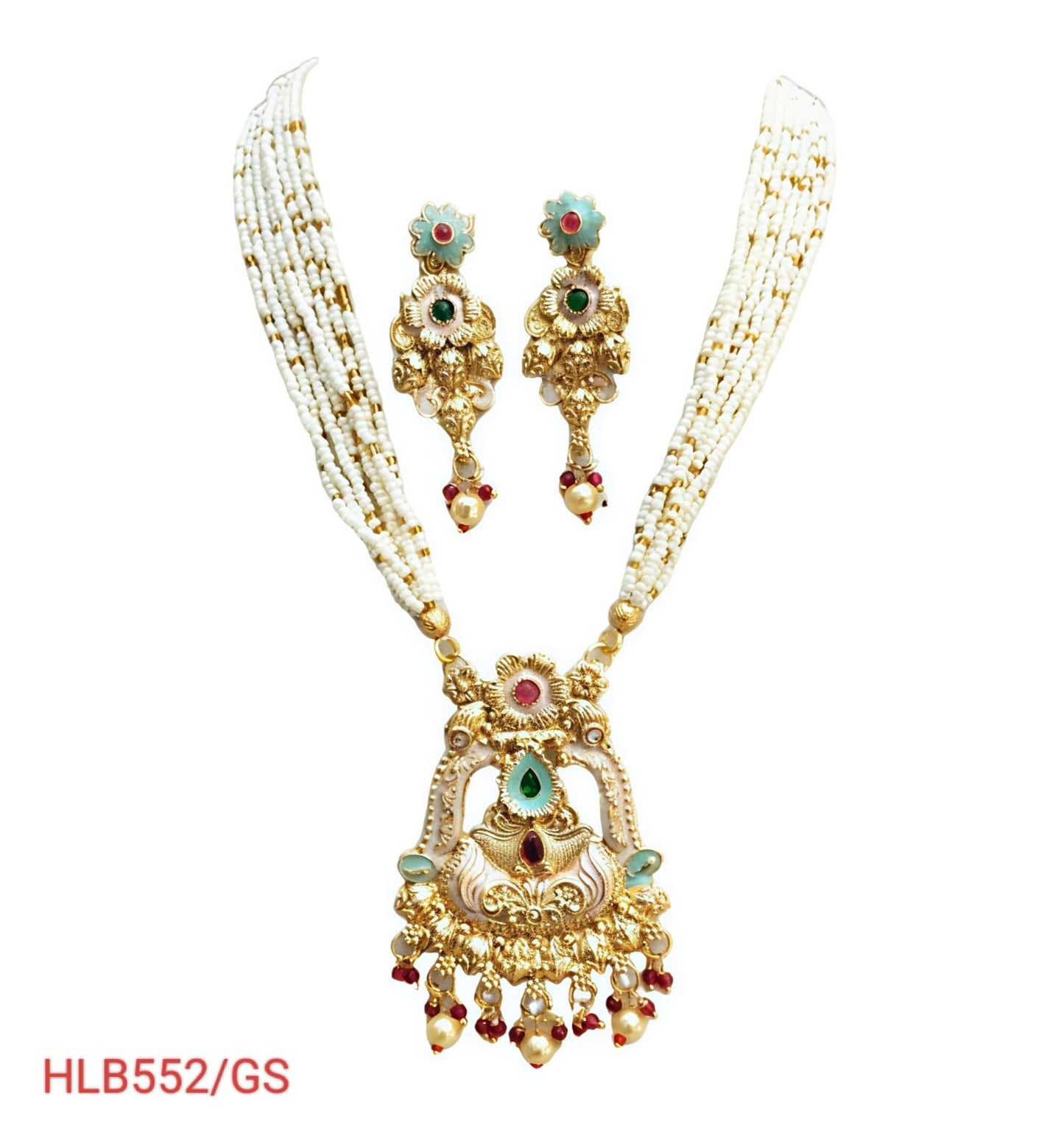 Rajasthani meenakari jewellery set for Women