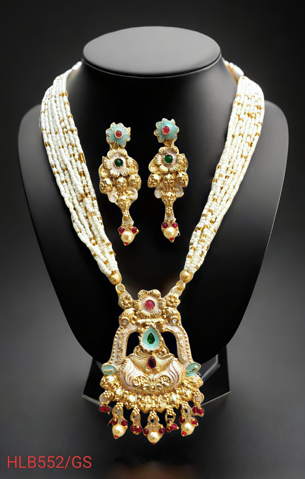 Rajasthani meenakari jewellery set for Women