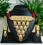 Rajasthani rajputi Copper multy colour stone AAD set for Women