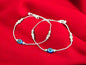 Silver plated anklet payal for Women and Girls