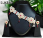Rajasthani Red colour round chik / choker set for Women
