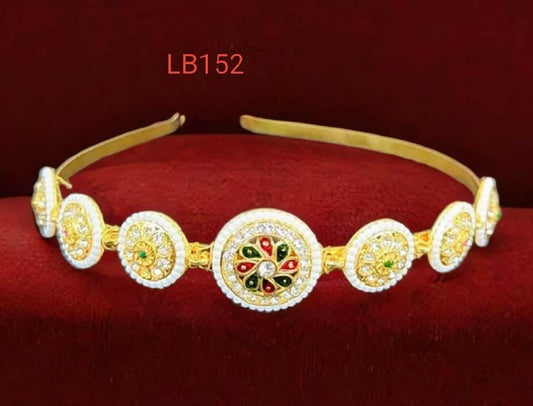 Rajasthani Borla Style Rakhdi Headpiece for women