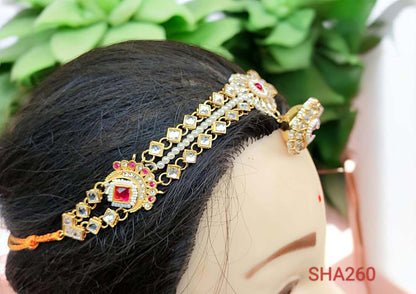 Rajasthani Pink Floral Borla Rakhdi for women