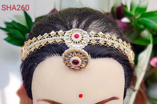Rajasthani Pink Floral Borla Rakhdi for women