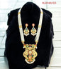 RAJASTHANI RAJWADI MEENAKARI NECKLACE SET