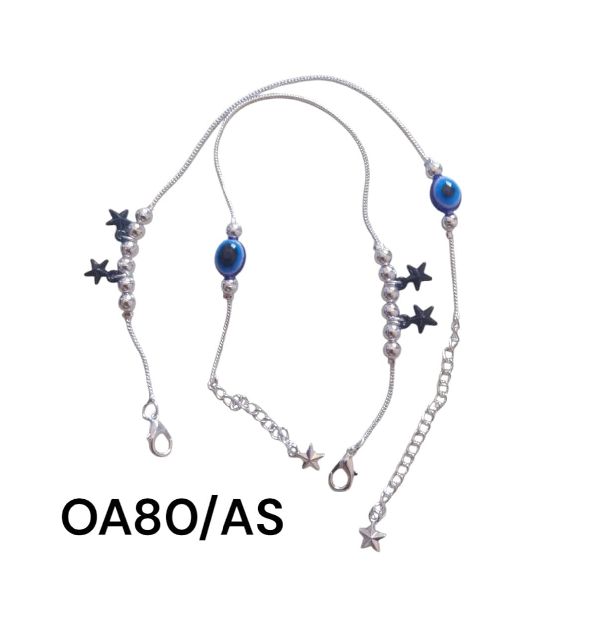 Silver plated anklet payal for Women and Girls